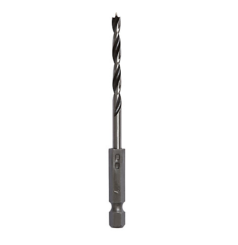 Universal Foret bois Ø.4 x L.93 mm DRL87274 en acier à teneur moyenne en carbone emmanchement Hex