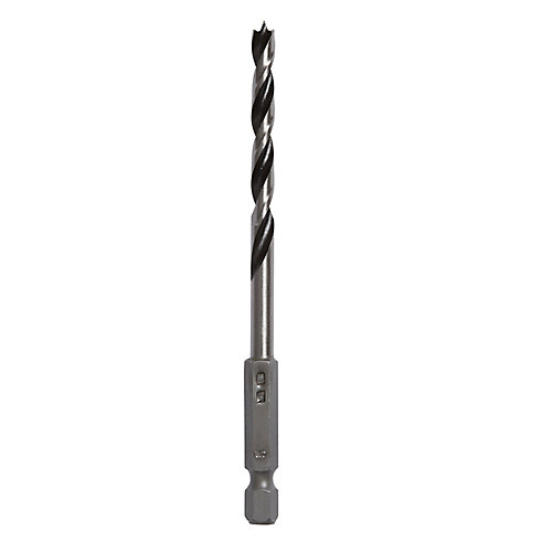 Universal Foret bois Ø.5 x L.104 mm DRL29331 en acier à teneur moyenne en carbone emmanchement Hex