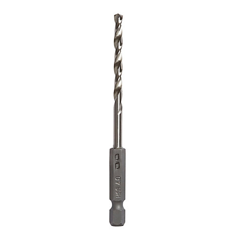 Universal Foret métal Ø.4 x L.93 mm DRL57584 en acier rapide (HSS) emmanchement Hex