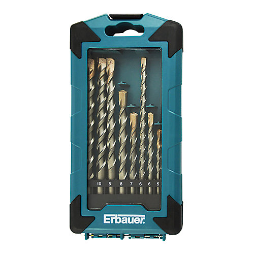 Erbauer Coffret forets béton (10 pcs)