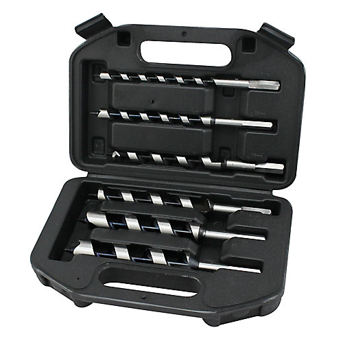 Erbauer Coffret forets bois à spirale (6 pcs)