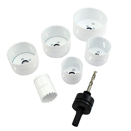 Universal Trépans bi-métal plombier universel ø35, 45, 55, 65, 68 et 85 mm