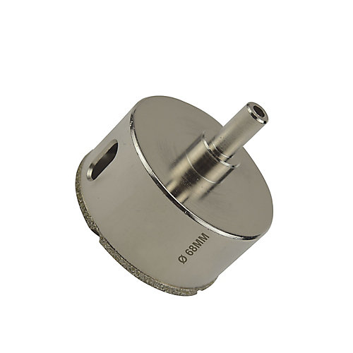 Universal Trépan sans foret pilote pour carrelage au sol Ø.68 mm