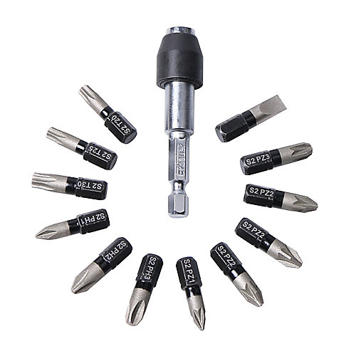 Erbauer Embout de vissage diamant torsion assortis