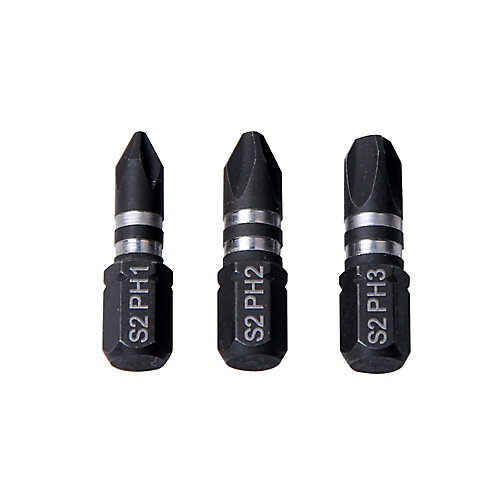 Erbauer Embout de vissage torsion impact PH1/2/3 25 mm