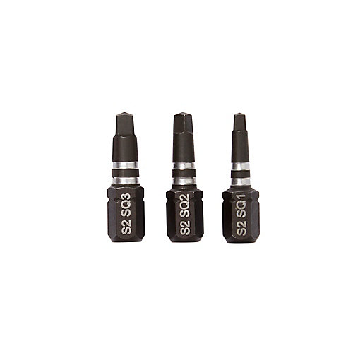 Erbauer Embout de vissage torsion impact SQ1/2/3 25 mm