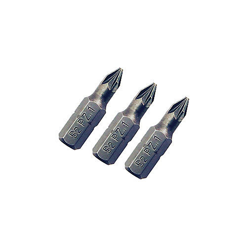 Universal Embout de vissage standard PZ1 25 mm Universel