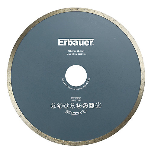 Erbauer Disque diamant 180x25,4 mm