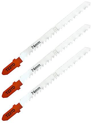 Universal 3 lames de scie sauteuse T courbe propre Alu et non-ferreux