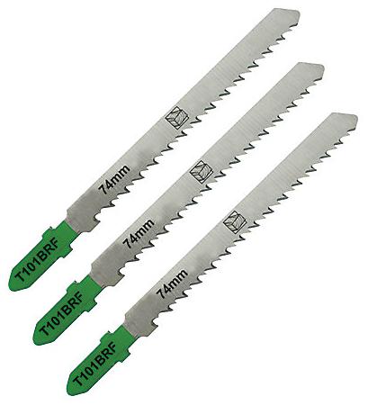 Universal 3 lames de scie sauteuse T droite propre inversée Stratifié