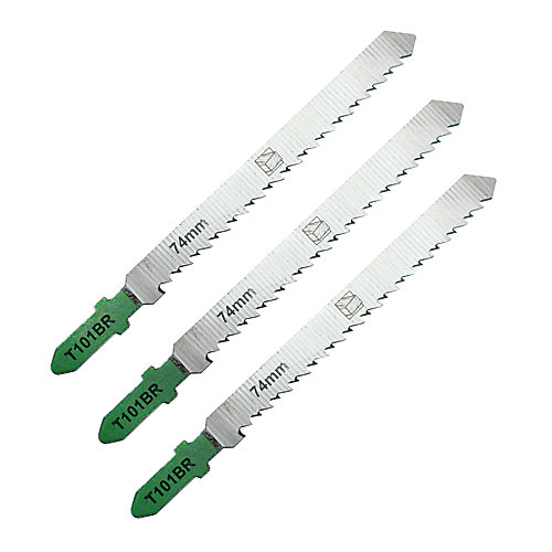 Universal 3 lames de scie sauteuse T droite propre inversée Bois