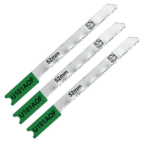 Universal 3 lames de scie sauteuse U courbe propre Stratifié