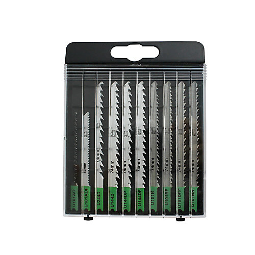 Universal 10 lames de scie sauteuse U Bois
