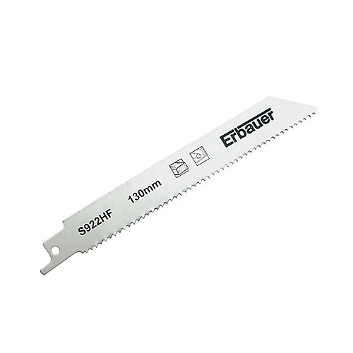 Erbauer Lame de scie égoïne U droite générale Bois/Métal, lot de 2