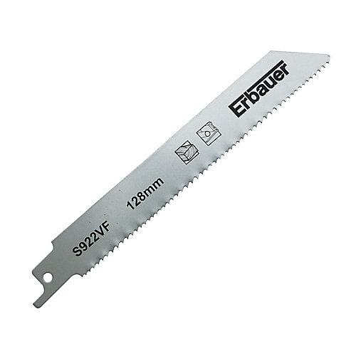 Erbauer 2 lames de scie égoïne U droite propre Bois/Métal