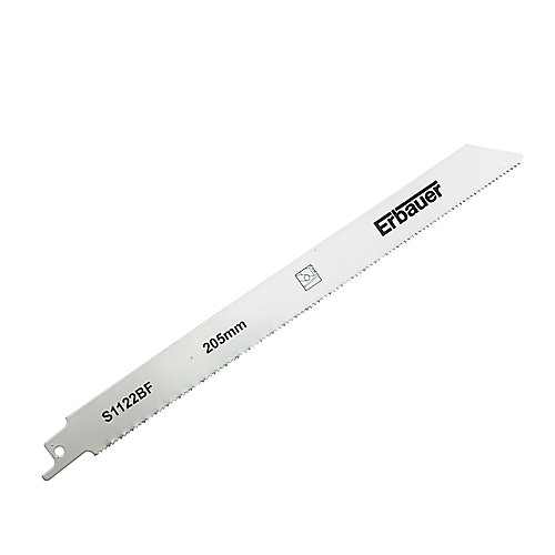 Erbauer Lame de scie égoïne U droite propre tôle et profilés fins à épais ø 10 à 175 mm, lot de 2