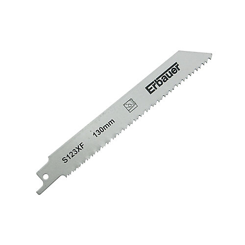 Erbauer Lame de scie égoïne U droite propre tôle et profilés fins à épais ø <175 mm, lot de 2