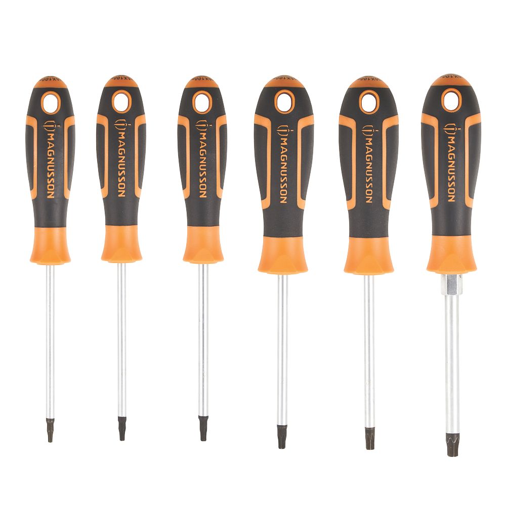 Magnusson Assortiment de 6 tournevis TX