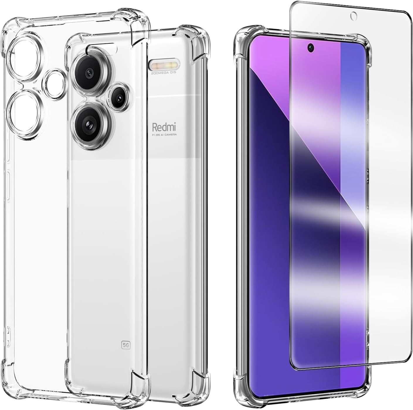 WE Coque de protection TPU XIAOMI REDMI NOTE 15 PRO 4G Transparent