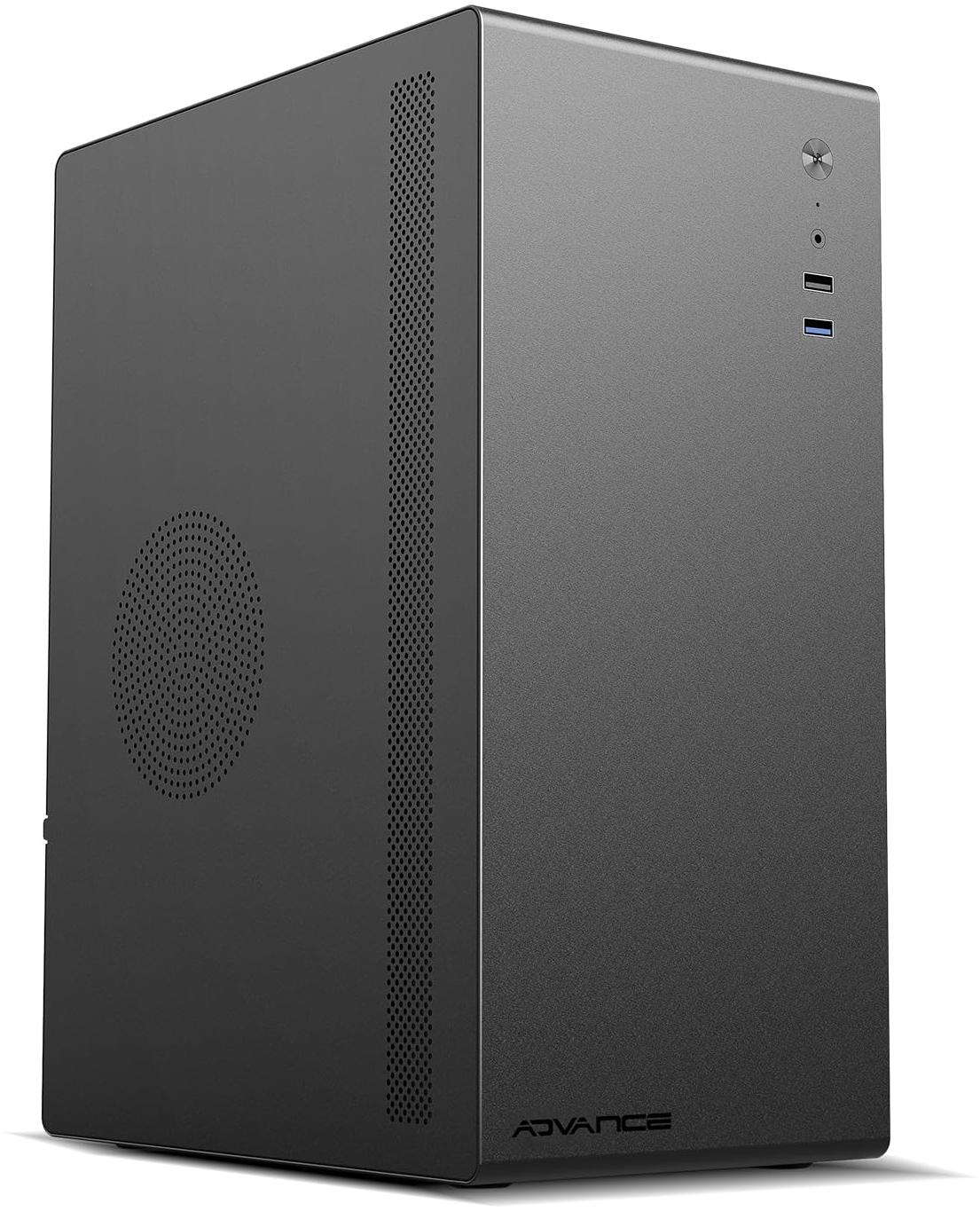 ADVANCE Boitier Mini Tour Micro ATX  Optima (Noir) + alimentation 350W