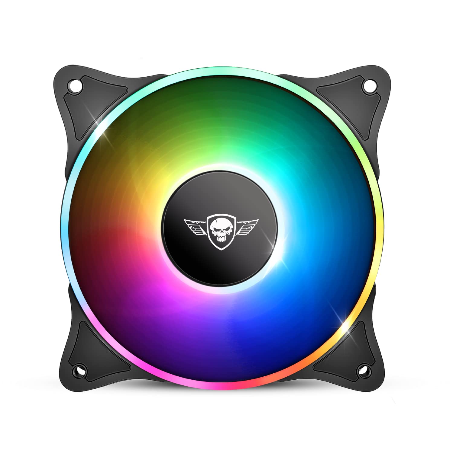 Spirit Of Gamer Ventilateur de boitier AirForce Dual RGB - 12cm (Noir)