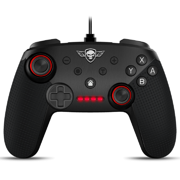 Spirit Of Gamer Manette de jeu Pro Gaming pour Nintendo Switch (Noir)