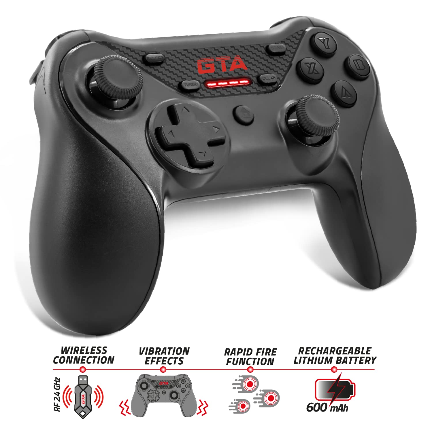 Spirit Of Gamer Manette de jeu sans fil Advance GTA 300