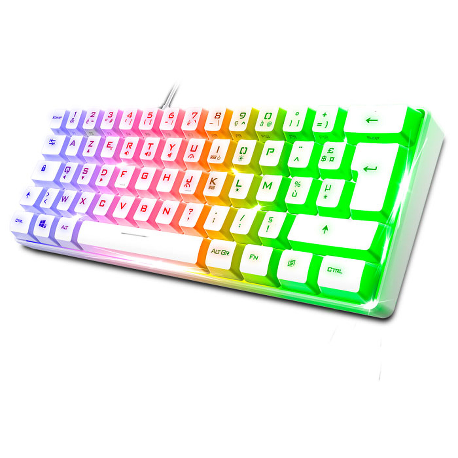 Spirit Of Gamer - Modèle du produit : Pro K2 (Blanc)
