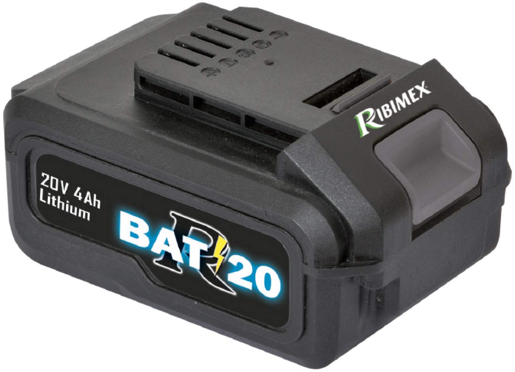 Ribimex Batterie 20v 4amp R-BAT20 pour PRBAT20-TH, PRBAT20-S, PRBAT20-CB
