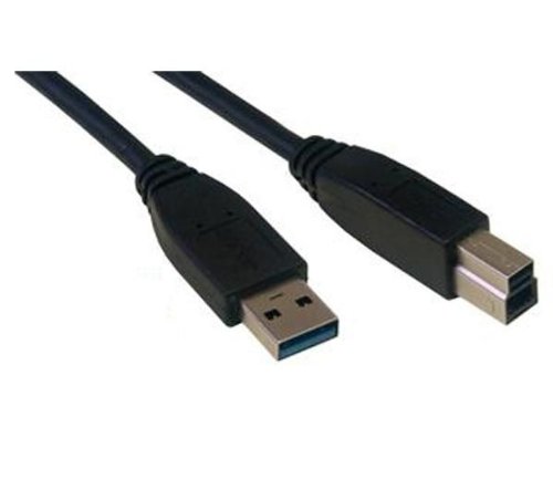 MCL Samar Cordon USB 3.0 type A / B mâle - 1m Noir