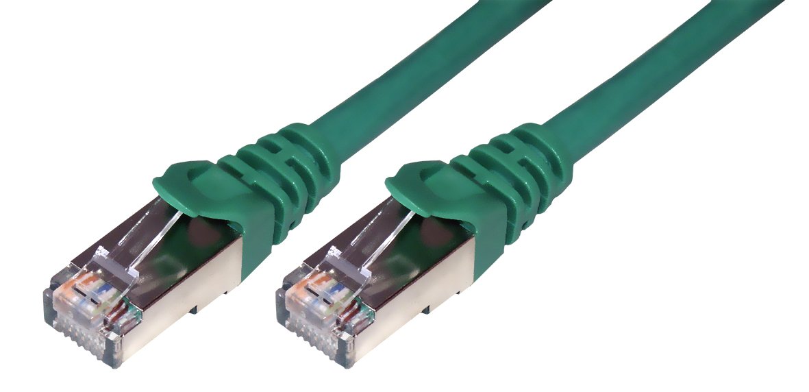 MCL Samar Cordon de brassage RJ45 CAT 6 F/UTP - 50cm Vert