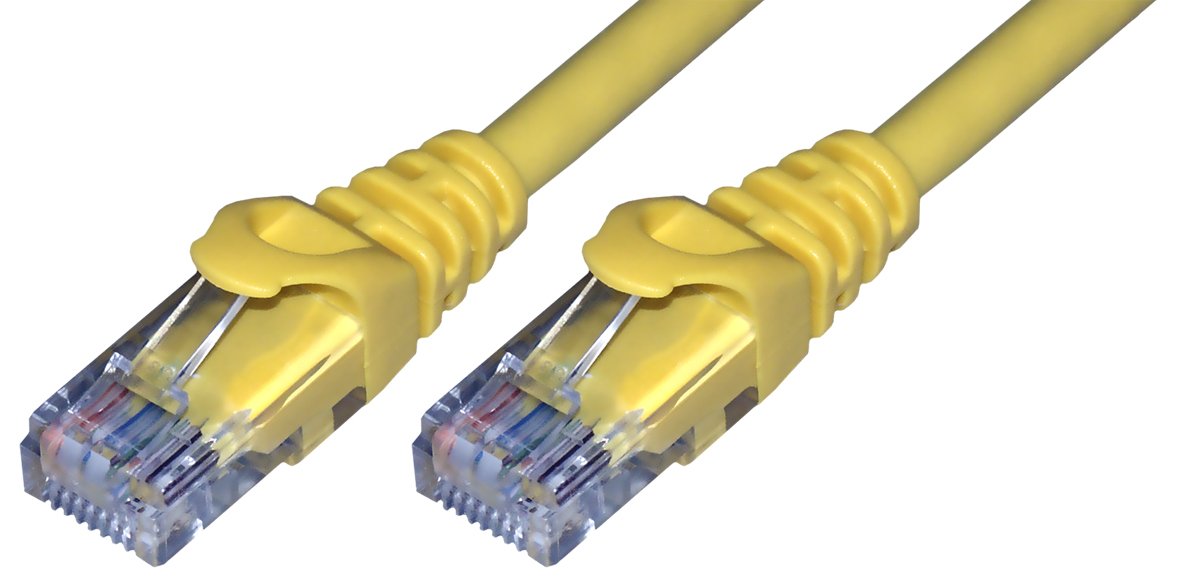 MCL Samar Samar Cordon de brassage RJ45 CAT 6 U/UTP - 50cm Jaune