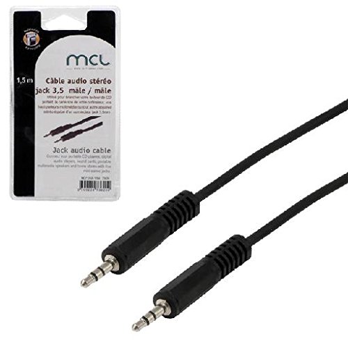 MCL Samar MCL CABLE AUDIO STEREO JACK 3.5 MALE (P)