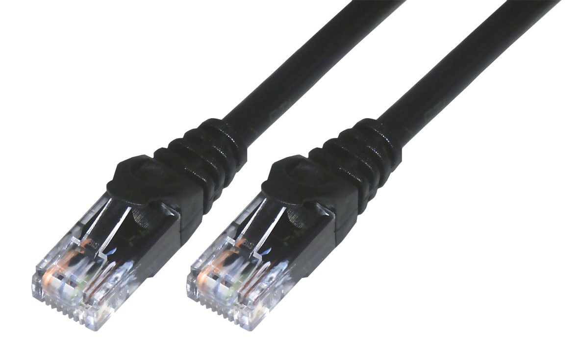 MCL Samar Cordon de brassage RJ45 CAT 6 U/UTP - 3m Noir