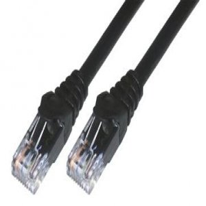 MCL Samar - Modèle du produit : Samar Cordon de brassage RJ45 CAT 6 U/UTP - 5m Noir