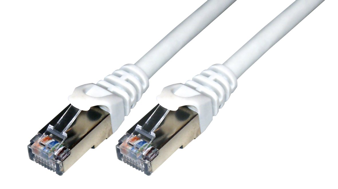 MCL Samar Cordon de brassage RJ45 CAT 6 F/UTP 50cm Blanc