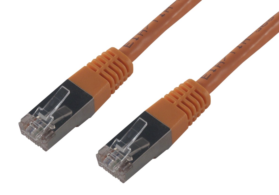 CMT Orange Tools Cordon de brassage RJ45 CAT 6 F/UTP - 50cm Orange