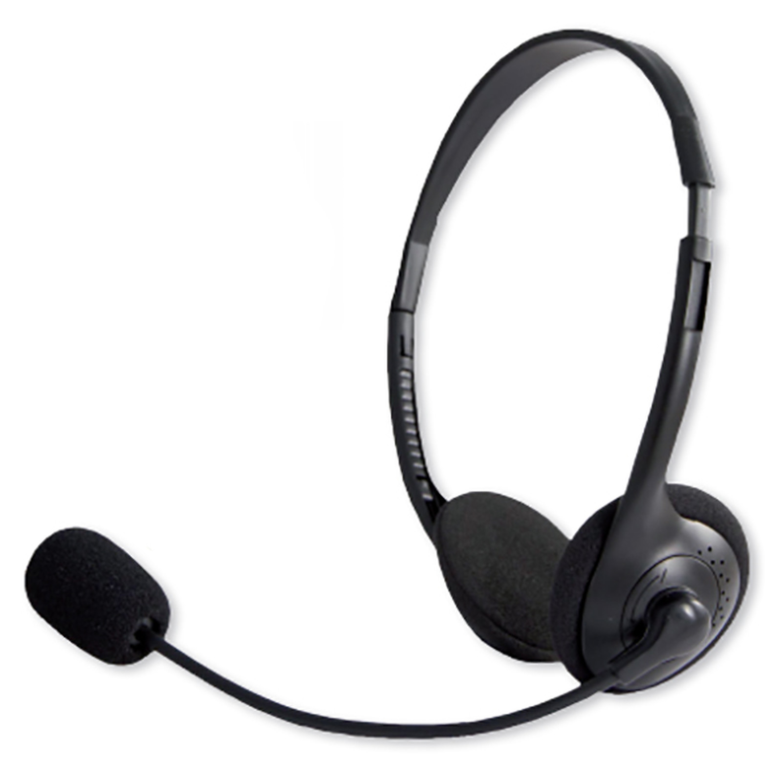 MCL Samar Casque stéréo filaire avec contrôle du volume et jack 4 contacts