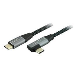 MCL Samar Samar USB 3.2 Type C Angled Mesh Cable 10G 5A - 2m