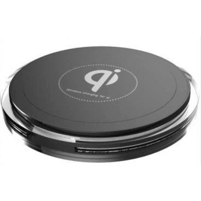 DLH CHARGEUR SANS FIL A INDUCTION QI 15W POUR IPHONE 8 / IPHONE 8 PLUS / IPHONE X / IPHONE XS / IPHONE XS MAX / IPHONE XR / IPHONE 11 / IPHONE 11 PRO / IPHONE 11 PRO MAX. Branchement USB. Cable fourni. Fonction charge rapide 15W compatible uniquement avec
