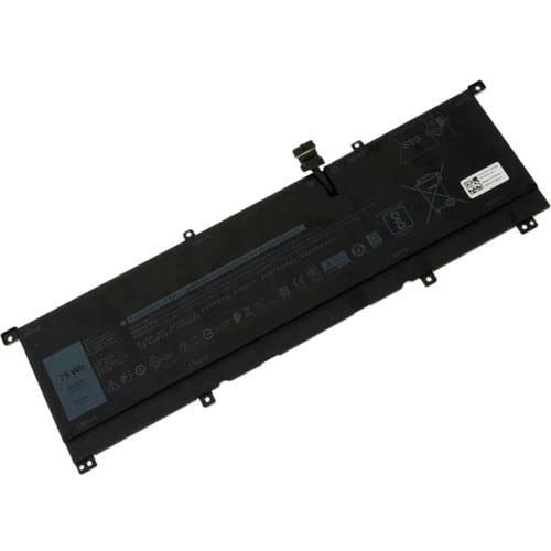 DLH - Batterie de portable (équivalent à : Dell TMFYT, Dell 8N0T7, Dell 08N0T7, Dell 0TMFYT) - Lithium Ion - 6570 mAh - 75 Wh - pour Dell Precision 5530 2-in-1, XPS 15 9575 2-in-1