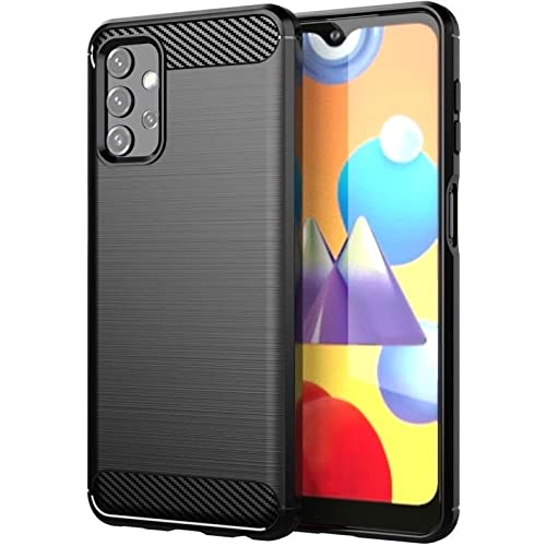 DLH - Coque de protection pour téléphone portable - silicone - noir - pour Samsung Galaxy A32 5G