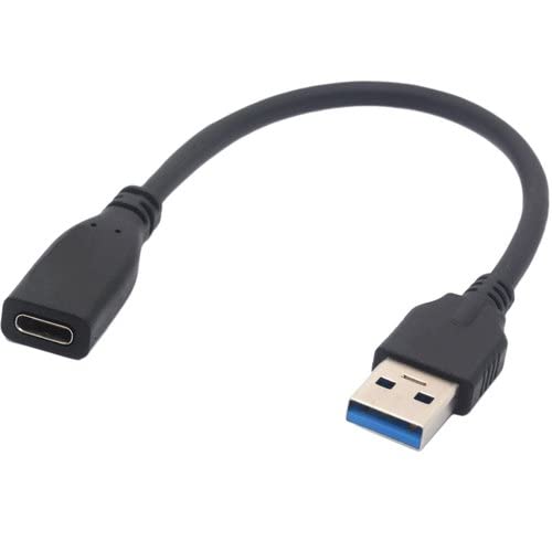 DLH - Câble USB - USB type A (M) pour 24 pin USB-C (F) - 3 A - 20 cm