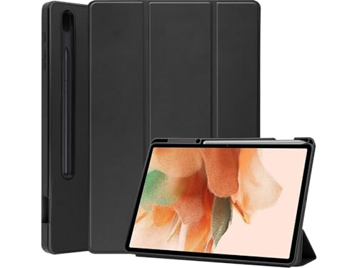 DLH - Étui à rabat pour tablette - pour Samsung Galaxy Tab S7 FE, Tab S7+, Tab S8+