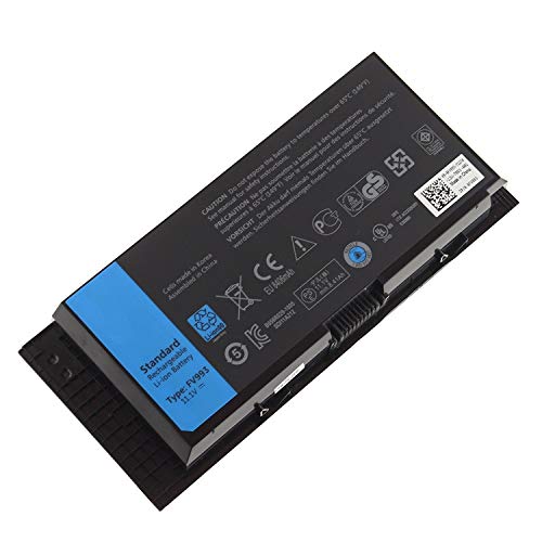DLH - Batterie de portable (standard) (équivalent à : Dell FV993, Dell FJJ4W, Dell 3DJH7, Dell 97KRM, Dell PG6RC, Dell R7PND, Dell 0TN1K5, Dell 9GP08, Dell KJ321, Dell X57F1, Dell 0FVWT4, Dell 451-BBGO, Dell 312-1176, Dell 312-1177, Dell 451-11742, Dell 4