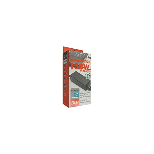 DLH ALIMENTATION SECTEUR 130W UNIVERSELLE SLIM. Livré avec 7 connecteurs pour : Lenovo, Asus, HP, Sony, Samsung, Acer, Fujitsu, MSI, Medion, Toshiba, Packard Bell, BenQ, eMachines. Inclus le programme SOS connecteur en cas de connecteur manquant. Cordon s
