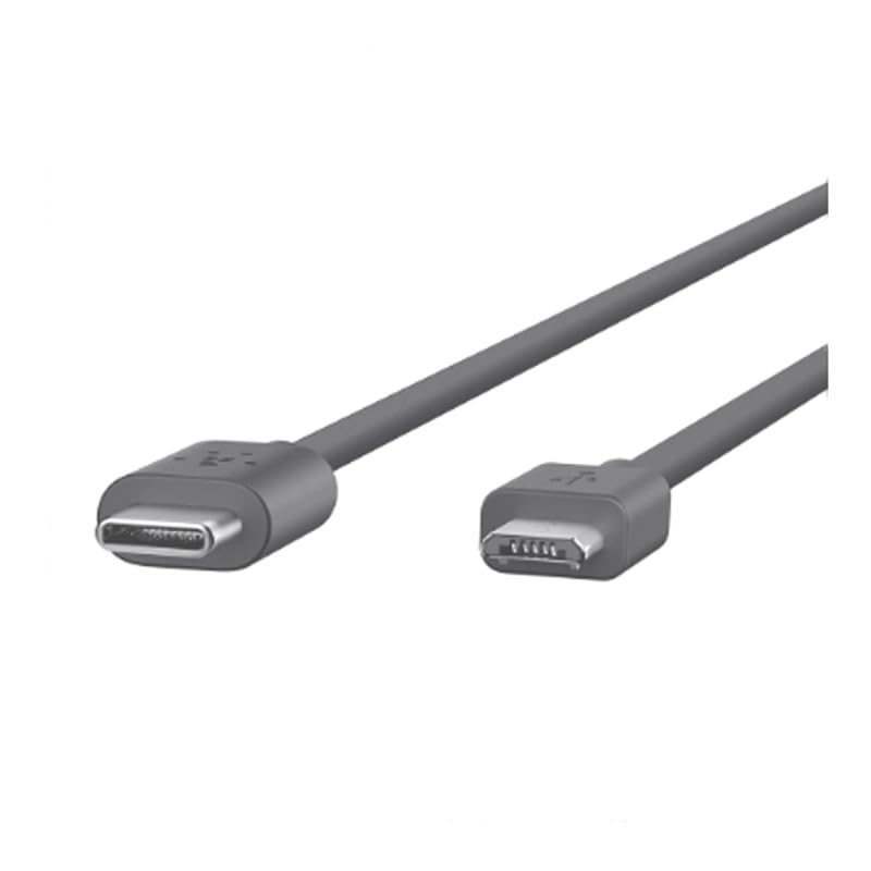 DLH - Câble USB - 24 pin USB-C (M) pour Micro-USB de type B (M) - USB 3.1 - 3 A - 1 m - noir