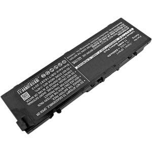 DLH - Batterie de portable (équivalent à : Dell 0FNY7, Dell 451-BBSE, Dell GR5D3, Dell T05W1, Dell RDYCT, Dell MFKVP, Dell 0MFKVP) - lithium-polymère - 7980 mAh - 91 Wh - pour Dell Precision 7510, 7520, 7710, 7720