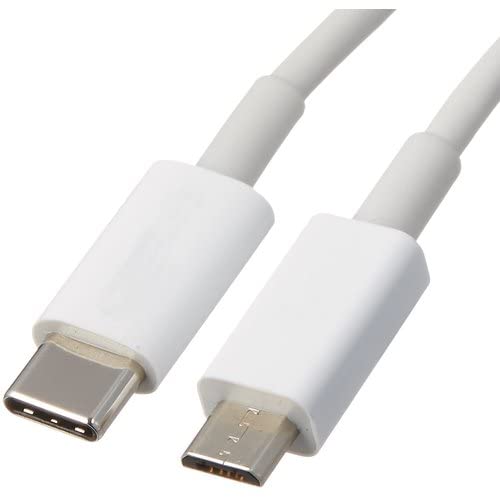 DLH - Câble USB - 24 pin USB-C (M) pour Micro-USB Type B (M) - USB 2.0 - 3 A - 1 m - blanc