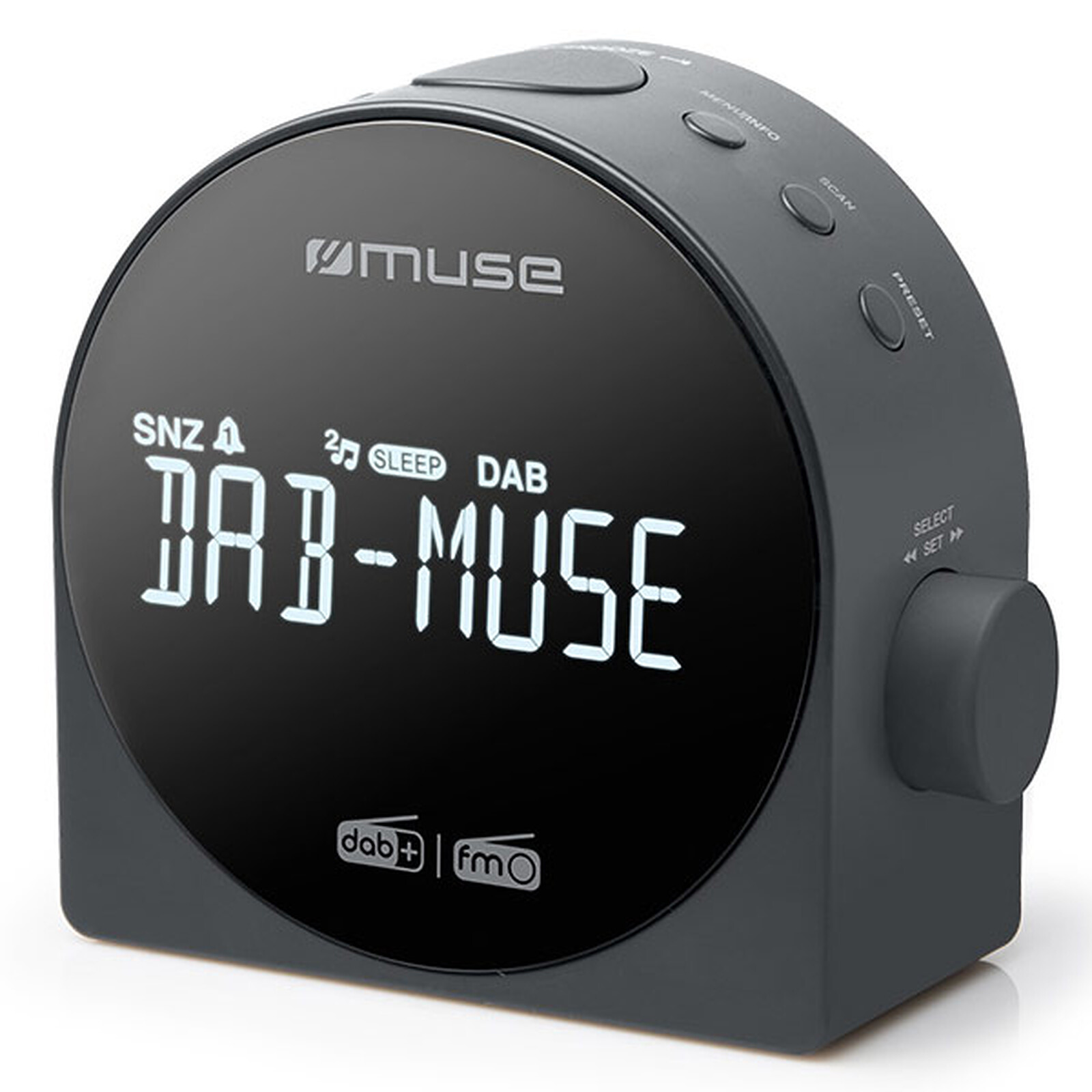 Muse Radio-réveil M185CDB